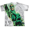 Green Lantern - Light Em Up Youth Short Sleeve 100% Poly
