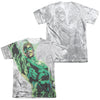 Green Lantern - Light Em Up (Front - Back Print) Adult Regular Fit Short Sleeve 65 - 35 Poly - Cotton