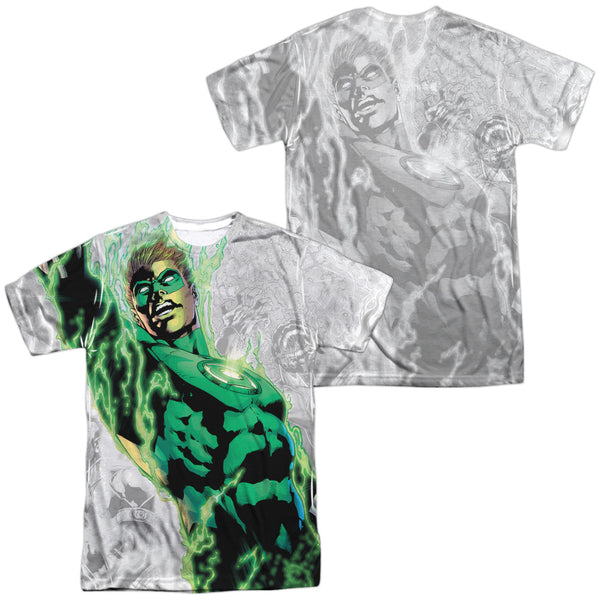 Green Lantern - Light Em Up (Front - Back Print) Adult Regular Fit Short Sleeve 100% Poly