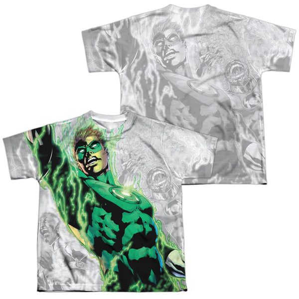 Green Lantern - Light Em Up (Front - Back Print) Youth Short Sleeve 100% Poly