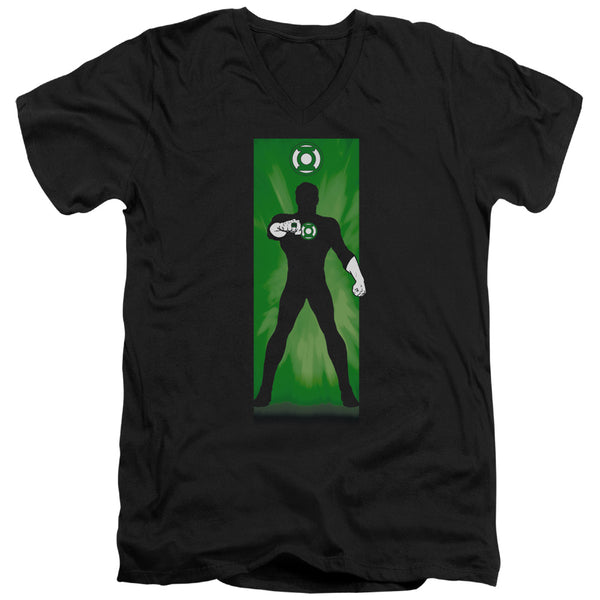 DC - Green Lantern Adult Slim Fit V Neck Cotton