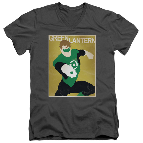 DC - Simple GL Poster Adult Slim Fit V Neck Cotton