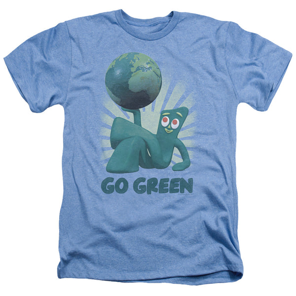Gumby - Go Green Adult Regular Fit Heather Short Sleeve