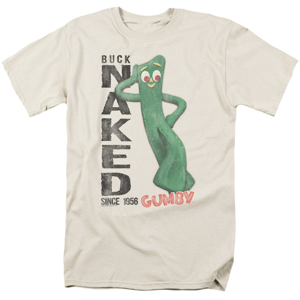 Gumby - Buck Naked Adult Regular Fit Short Sleeve