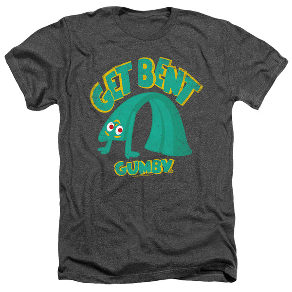 Gumby - Get Bent Adult Regular Fit Heather Short Sleeve