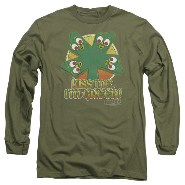 Gumby - Kiss Me Adult Long Sleeve