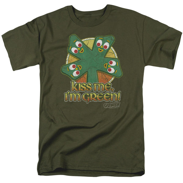 Gumby - Kiss Me Adult Regular Fit Short Sleeve