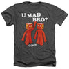 Gumby - U Mad Bro Adult Regular Fit Heather Short Sleeve