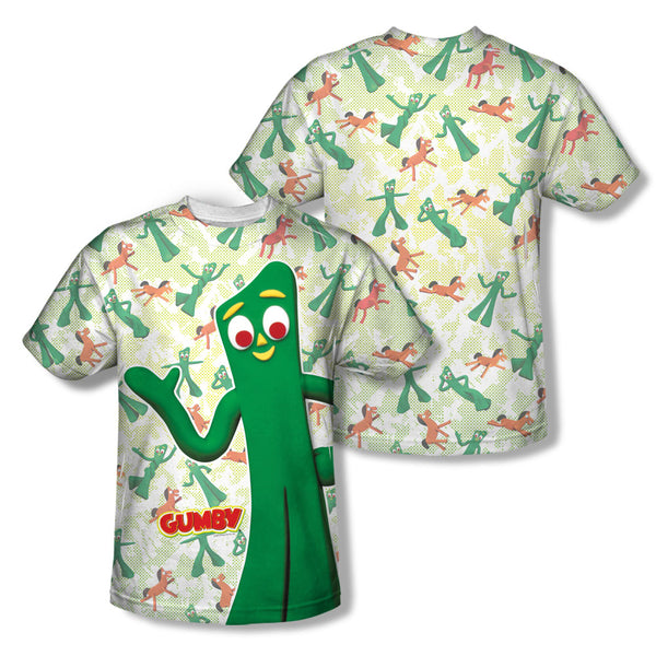 Gumby - Friendly Greeting (Front - Back Print) Youth Short Sleeve 100% Poly