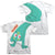 Gumby - Bend Backwards (Front - Back Print) Adult Regular Fit Short Sleeve 65 - 35 Poly - Cotton