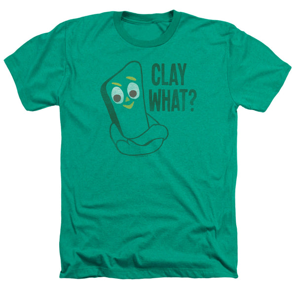 Gumby - Clay What Adult Regular Fit Heather Short Sleeve