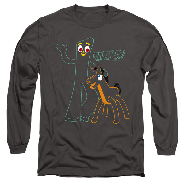 Gumby - Outlines Adult Long Sleeve