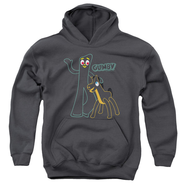 Gumby - Outlines Youth Hooded Sweatshirt