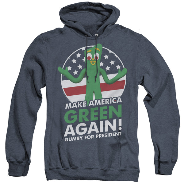 Gumby - For President Adult Heather Hoodie