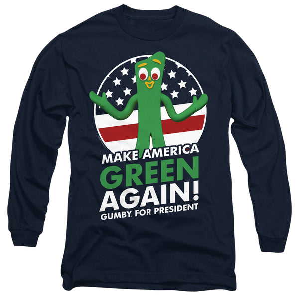 Gumby - For President Adult Long Sleeve