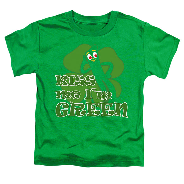 Gumby - Kiss Me Im Green Toddler Short Sleeve