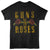 Logo And Roses - Guns & Roses T-Shirt