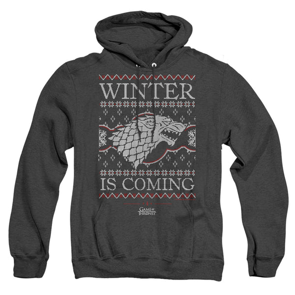 Game Of Thrones - Winter Is Coming Ugly Christmas Adult Heather Hoodie