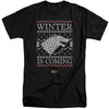 Game Of Thrones - Winter Is Coming Ugly Christmas Adult Tall Fit Short Sleeve