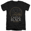 Game Of Thrones - Castle Black Adult Slim Fit V Neck Cotton
