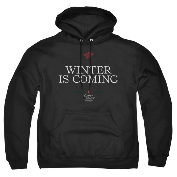 Game Of Thrones - Winter Is Coming Text Adult Pullover Hoodie