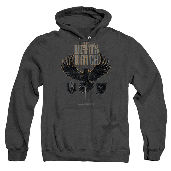 Game Of Thrones - The Nights Watch Adult Heather Hoodie