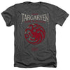 Game Of Thrones - House Targaryen Sigil Adult Regular Fit Heather Short Sleeve