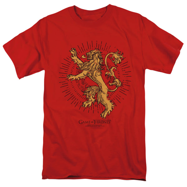 Game Of Thrones - Lannister Burst Sigil Adult Regular Fit Short Sleeve