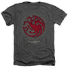 Game Of Thrones - Targaryen Burst Sigil Adult Regular Fit Heather Short Sleeve