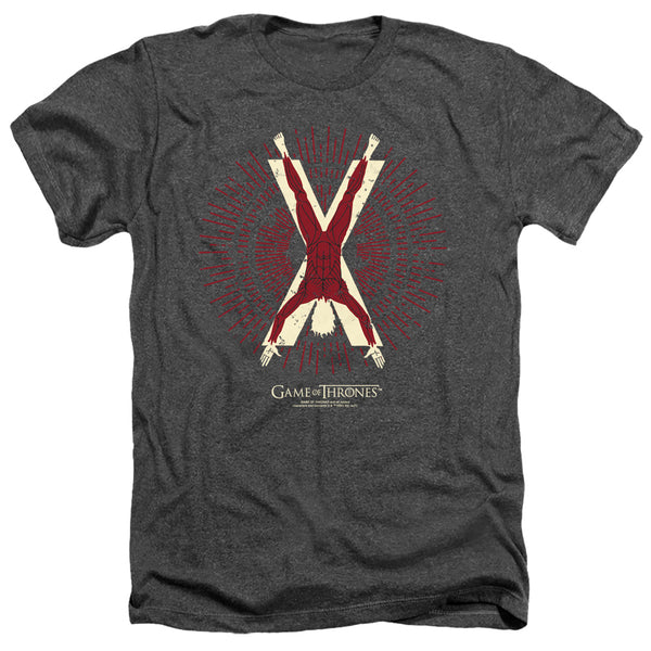 Game Of Thrones - Bolton Burst Sigil Adult Regular Fit Heather Short Sleeve