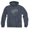 Game Of Thrones - Stark Burst Sigils Adult Heather Hoodie