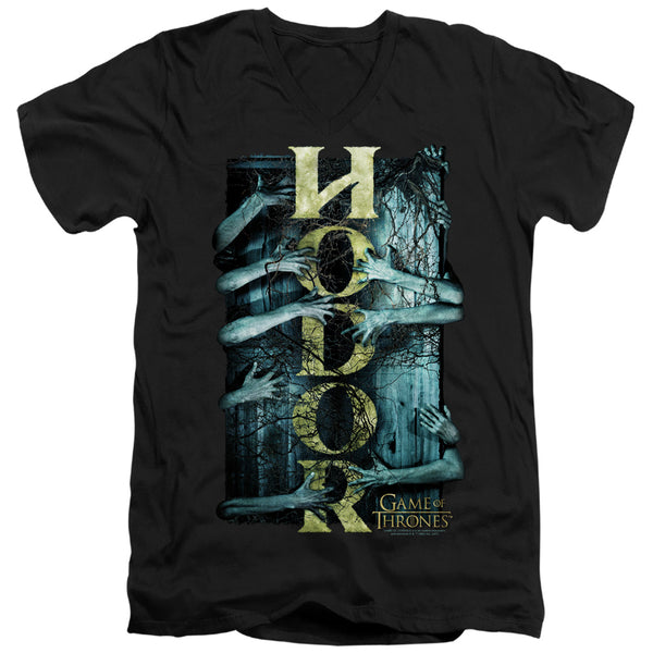 Game Of Thrones - Hodor Adult Slim Fit V Neck Cotton