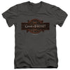 Game Of Thrones - Title Sequence Logo Adult Slim Fit V Neck Cotton