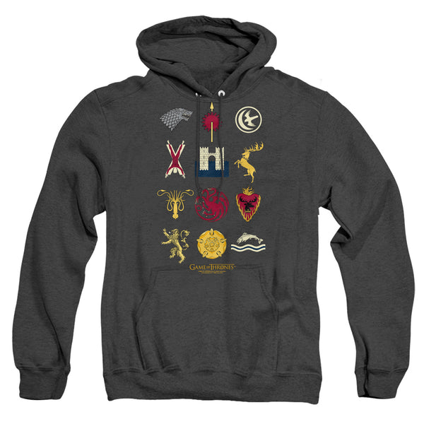 Game Of Thrones - House Sigils Adult Heather Hoodie