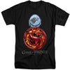 Game Of Thrones - Combined Targaryn And Stark Adult Tall Fit Short Sleeve