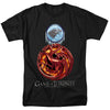 Game Of Thrones - Combined Targaryn And Stark Adult Regular Fit Short Sleeve