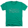 Game Of Thrones - Chrome Logo Adult Regular Fit Heather Short Sleeve
