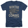 Game Of Thrones - Winter Is Coming Adult Regular Fit Heather Short Sleeve