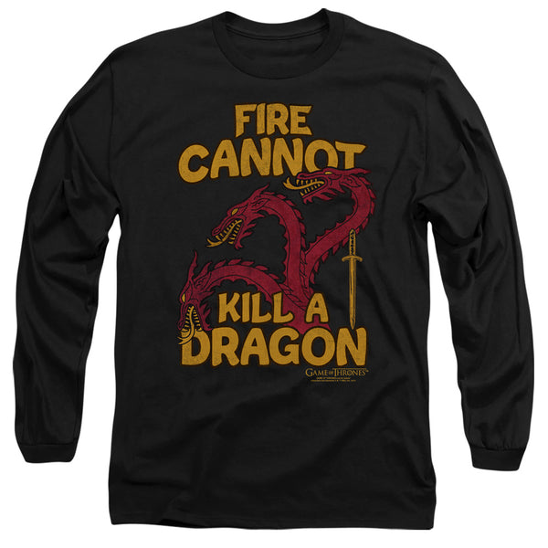 Game Of Thrones - Dragons With Fire Adult Long Sleeve