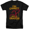 Game Of Thrones - Dragons With Fire Adult Tall Fit Short Sleeve