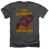 Game Of Thrones - Dragons With Fire Adult Regular Fit Heather Short Sleeve