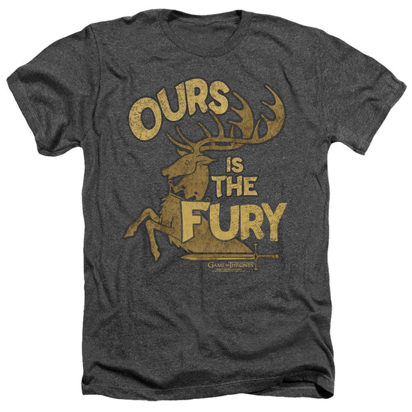 Game Of Thrones - Fury Adult Regular Fit Heather Short Sleeve