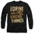 Game Of Thrones - Know Things Adult Long Sleeve
