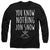 Game Of Thrones - You Know Nothing Jon Snow Adult Long Sleeve