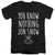 Game Of Thrones - You Know Nothing Jon Snow Adult Slim Fit V Neck Cotton