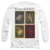 Game Of Thrones - House Squares Adult Long Sleeve
