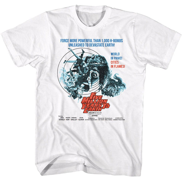 Hammer Horror Five Million Years- S/S Tshirt