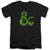 Dungeons And Dragons - St. Patrick's Day Shamrock Logo Adult Slim Fit V Neck Cotton