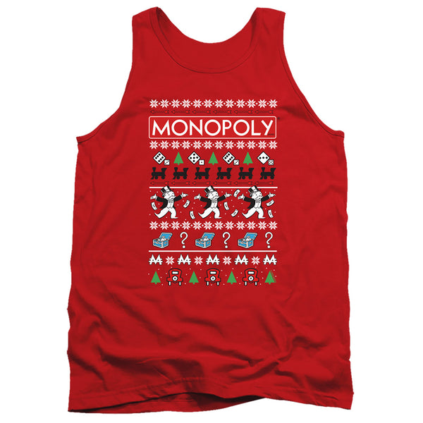 Monopoly - Icons Ugly Christmas Adult Tank Top