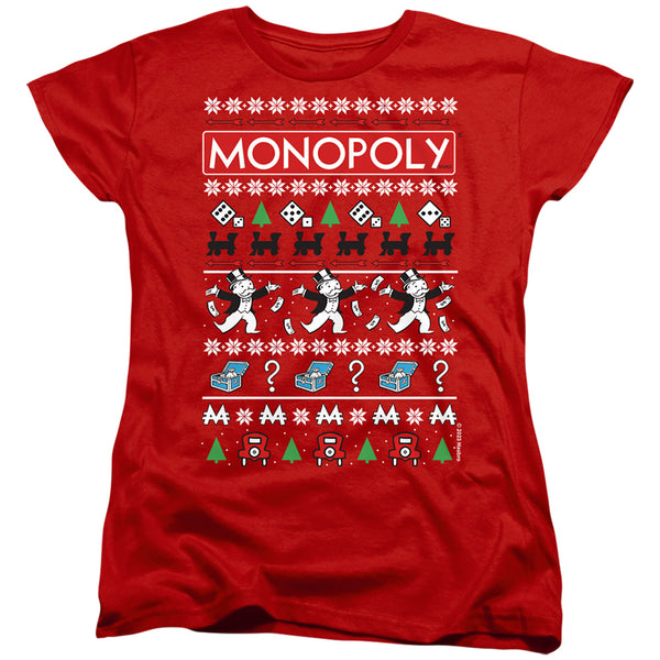 Monopoly - Icons Ugly Christmas Women's Short Sleeve